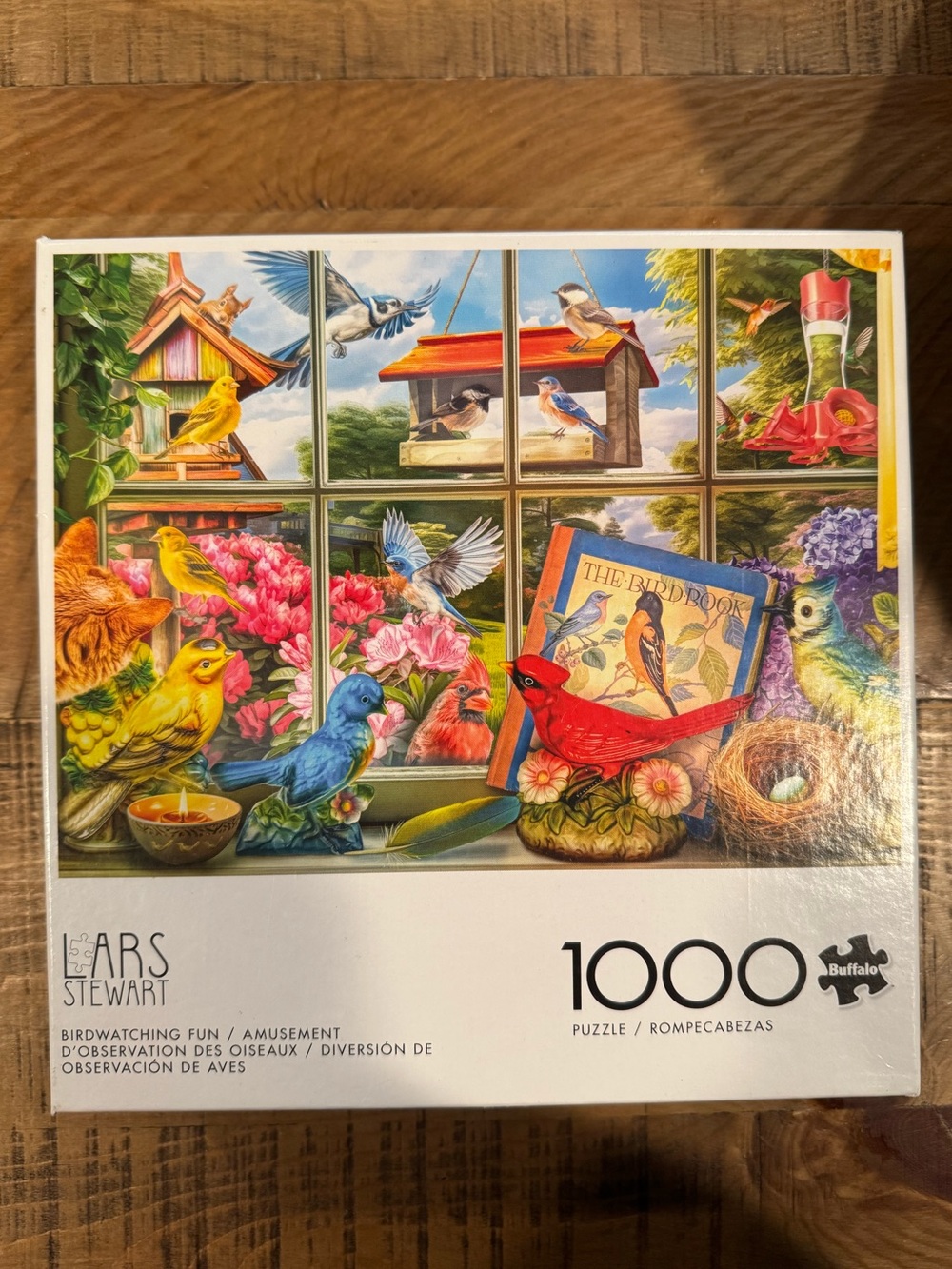 Buffalo David Bitton Multicolor Bird Window 1000pc Puzzle